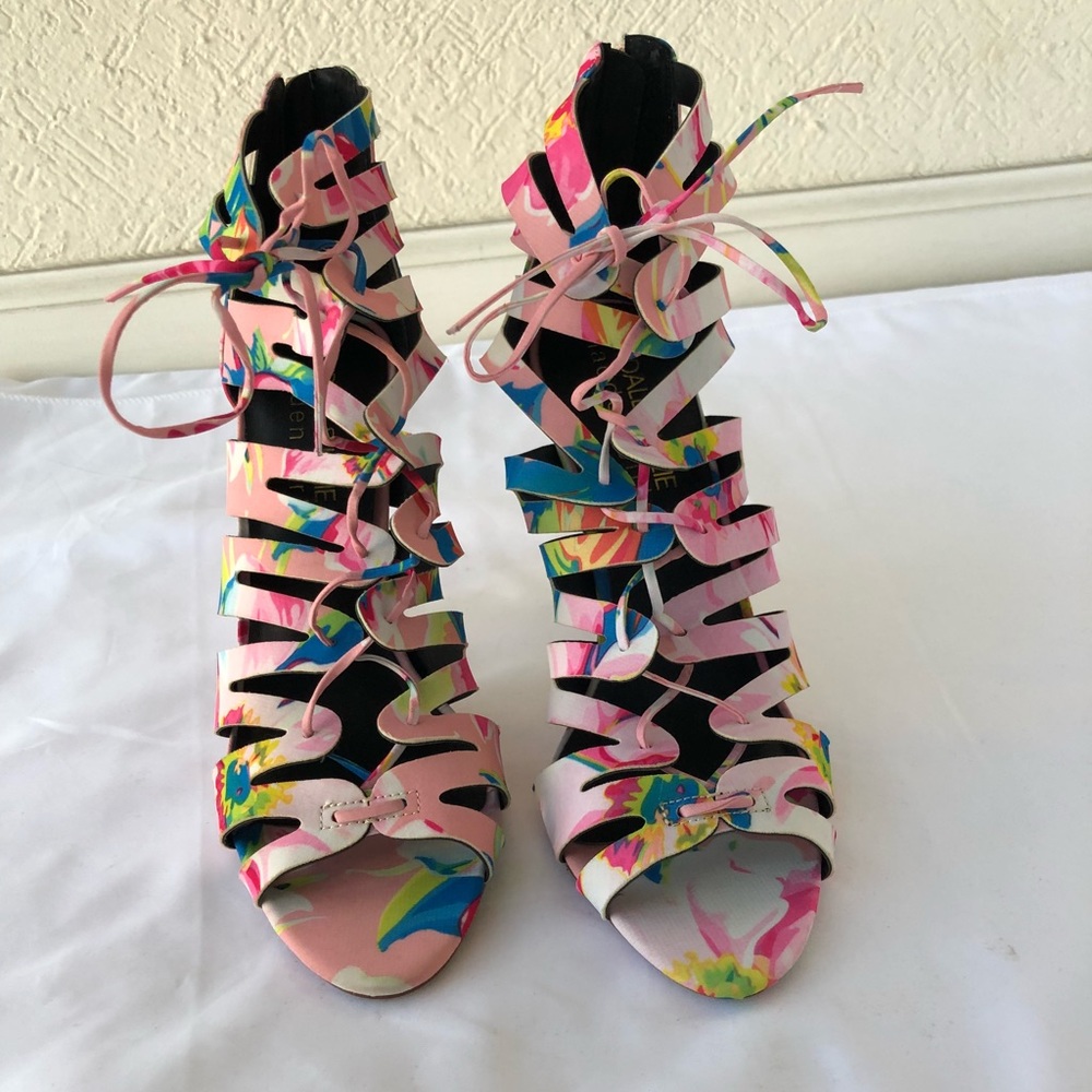 KENDALL KYLIE Girl 'Daylittle' Ghillie Sandal